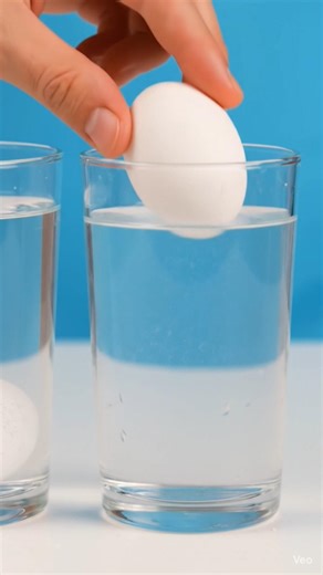 Floating Egg Science Trick 🥚😲 | Sink or Float Experiment