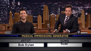 Wheel of Musical Impressions with Adam Levine! #FallonFlashback | The Tonight Show Starring Jimmy Fallon