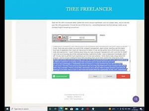 Transcribeme Audio Test Answers