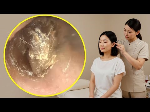 Deep Ear Wax Extraction | Satisfying ASMR Ear Cleaning Therapy Session