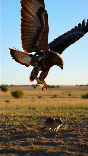 Red-Tailed Hawk Hunting in Texas