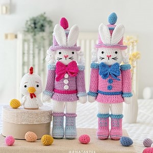 Crochet Easter Rabbit With Chick Pattern (PDF) - Etsy