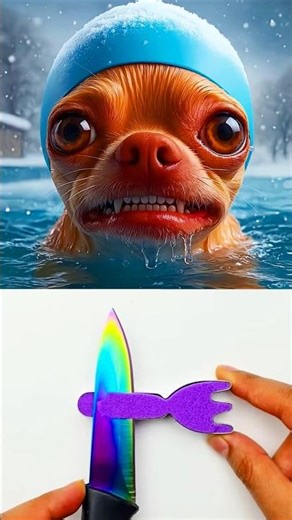 Feeling Cold Like a Tiny Chihuahua? 🥶🐶 #youtubeshorts #funny #viralvideo