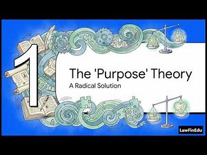 Jurisprudence : The Purpose Theory
