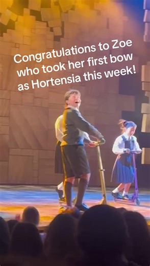 Zoe's West End Debut in Matilda