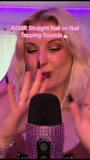 Full 40 minute video on my YouTube: Maddie Leigh ASMR 💗✨☁️ #asmr #fyp #sleep #relax #tingles #asmrtiktok #asmrvideo #asmrsounds #nailonnailtapping #tapping #nailtapping #longnails #fakenails #nailsasmr #asmrtingles #mouthsounds #asmrnails #tappingasmr #asmrtapping