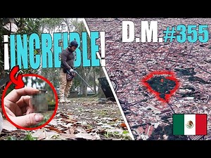 BUSCANDO TESOROS en uno de los PARQUES MÁS ANTIGUOS DE MÉXICO encontramos...- Detección Metálica 355