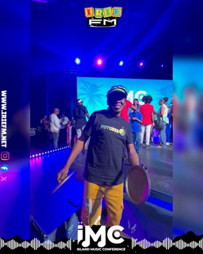 @potcova_ proudly representing Irie FM, at the Island Music Conference 2026 !!!!! | IRIE FM