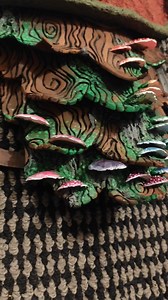 "I need a saddle for my shoulder cat but I want wood elf armor with mushrooms but also a little gay" Say less baby! One woodland elf cat saddle pauldron that glows in the dark with Pride mushrooms coming right up 🌿👌 It still needs real moss and some touchups but I adore it so much already! | Jessica Mossyfox Hernandez