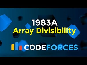 1983A | Array Divisibility | Codeforces Round 956 (Div. 2) | Constructive | Math | Codeatic