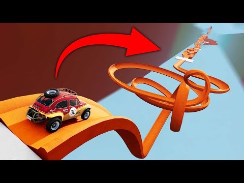 EXTREME HOT WHEELS OBSTACLE COURSE! (BeamNG Drive)
