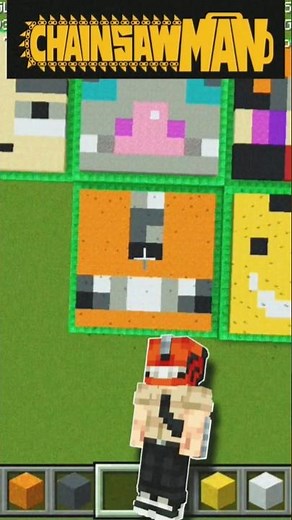🔥 “I Built DENJI Chainsaw Man in Minecraft Sand Art… It Looks TOO INSANE! 😱🎨”#Minecraft