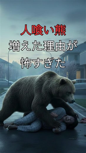 人喰い熊が増えた理由が怖すぎる