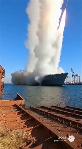 Armored Assault Ship Fires Nonstop! #navy #missile #warship #military #epic