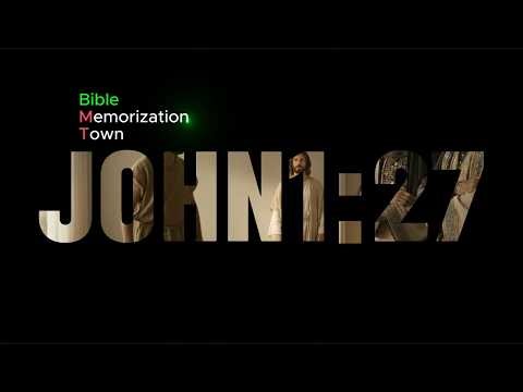 John 1:27 l Bible Memorization Town