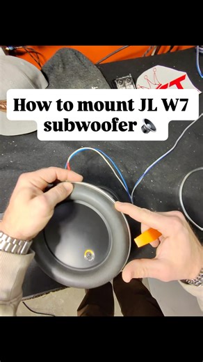 Matt Murphy on Instagram: "The JL Audio W7 anniversary edition 8 inch sub how to mount it into a sub box #jlaudio #bassheads #hz #teamtwistedsounds #caraudioinstallation"