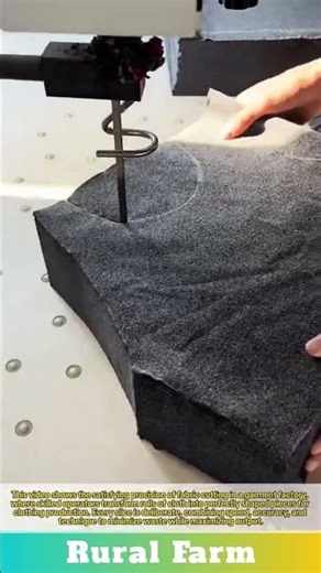 Satisfying Cutting Clothes: Insane Fabric Cutting Precision Inside The Garment Factory