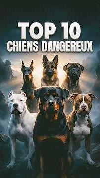 TOP 10 DES CHIENS LES PLUS DANGEREUX AU MONDE 😱🔥🐕
