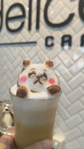 Panda 3d latte art ❤️❤️❤️ #greatfultoGod #🐼 #panda #3d #latteart #latte #cute