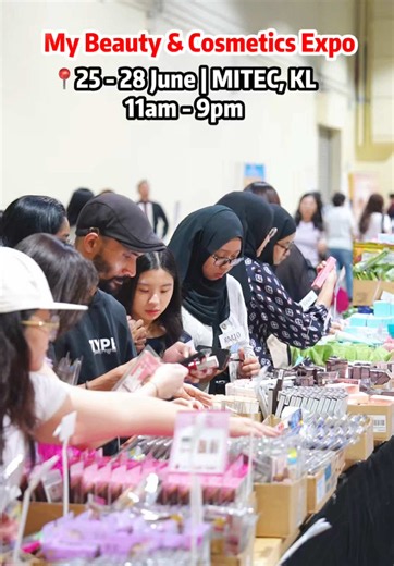 My Beauty & Cosmetics Expo MITEC Kuala Lumpur — Skincare & Makeup Sale from RM1
