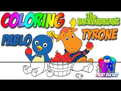 The Backyardigans Coloring Book - Nickelodeon Nick Jr. Coloring Pages for Kids to Learn Colors
