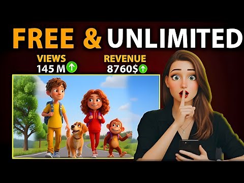 Make Unlimited Cartoon Videos Like a Pro Using AI — 100% Free & Easy!