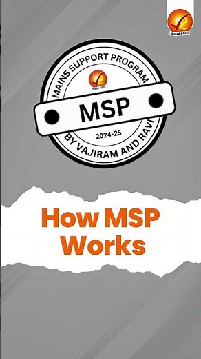 How MSP Works | Vajiram and Ravi