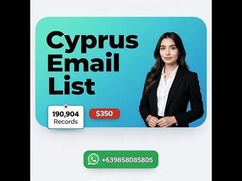Cyprus Email List | 190,904 Verified Records | Instant Download