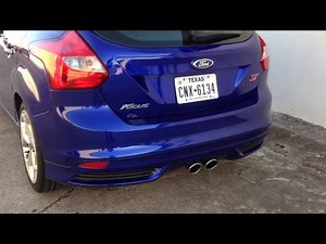2013+ Ford Focus ST Flowmaster exhaust startup and blip sound clip