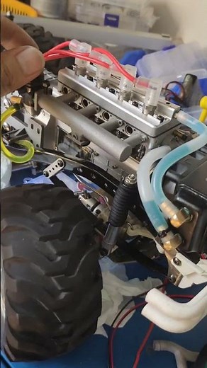 CISON FL4-175 rc car test engine