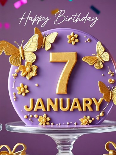 Happy Birthday Song for January 7 Celebrations