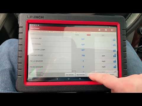 Launch Torque ABS wheel sensor graphing