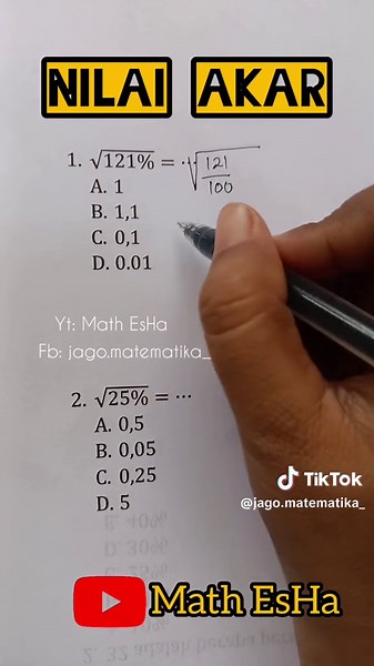Cara Menghitung Akar Kuadrat dalam Matematika Dasar
