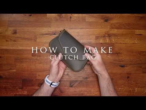 How To Make Clutch Bag DXF and PDF File