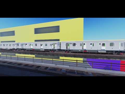 Diamond J train at Marcy Avenue ￼