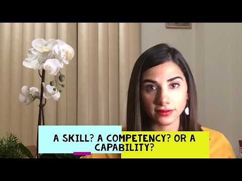 Is it a Skill? A Competency? or a Capability?