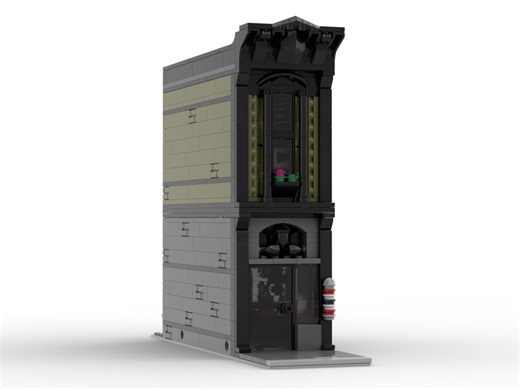 LEGO MOC-166734 Downtown Barber Shop (City 2023)