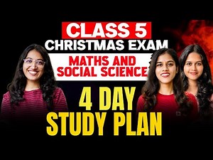Class 5 Maths & Social Science 4 DAYS STUDY PLAN || Exam Winner