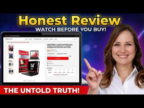 SightPro 14-Inch Privacy Screen Filter Review: Real-World Visibility Test