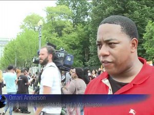 Manifestation à Washington contre l'exécution de Troy Davis