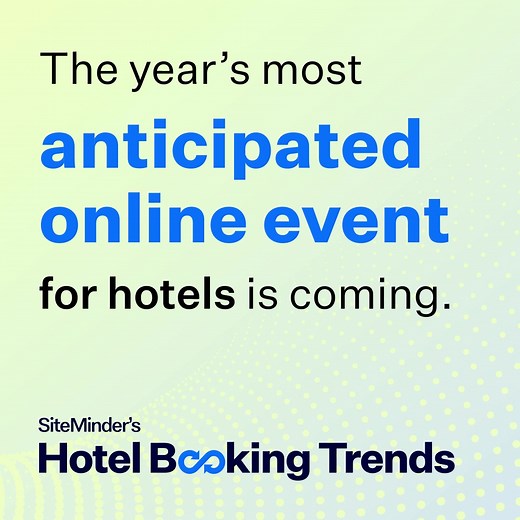 Our most popular virtual event is back, and we're going deeper and broader than ever before  This is a must for every hotelier wanting to understand the dynamics impacting their hotel's bookings and revenue. Sign up today: https://bit.ly/49hGsOO #SiteMinder #HotelBookingTrends | SiteMinder | Facebook