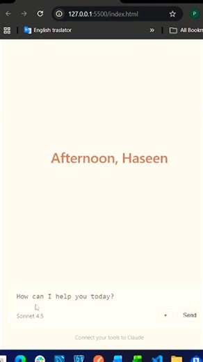 Build Claude Ai UI Clone 🔥🔥🔥🔥 #viralvideo #coding #aiwebsites #webdesign #ai #programming #claude