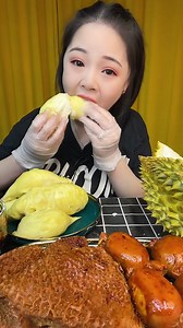 38K views · 613 reactions | Yummy Fresh Durian Mukbang Eating Challenge | Yi Eating | Facebook