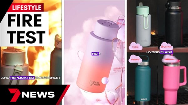 Fire test reveals which popular hydration flask is most effective