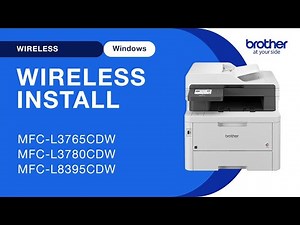 MFCL3780CDW wireless setup - Windows