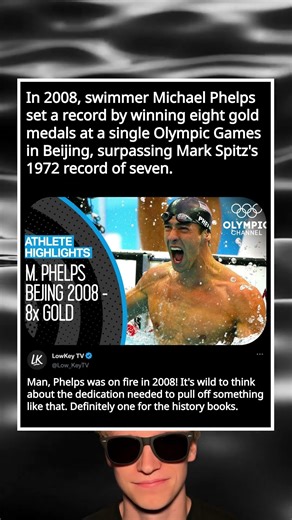 Phelps 8 Gold Triumph!