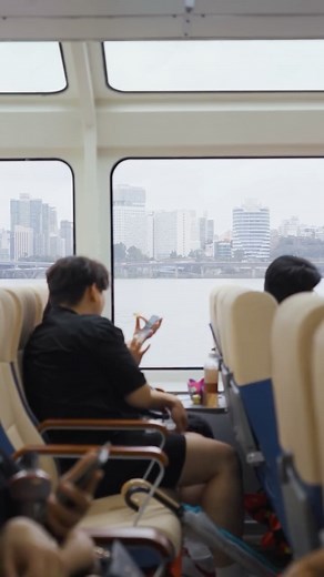 Seoul on Instagram: "Finally launching for regular operation, #HangangBus, Ready, Set, Go ⛴ Seoul’s new eco-friendly water public transportation, the ‘Hangang Bus,’ has completed its 3-month trial run and will officially begin operation from Sep. 18 (Thu) 🎉 As Korea’s first-ever water public transportation system, it will initially operate 14 times a day at 1 to 1.5-hour intervals. [Hangang Bus] 🛳 Route ✔ Magok ~ Mangwon ~ Yeouido ~ Oksu ~ Apgujeong ~ Ttukseom ~ Jamsil (total 28.9 km) ⏰ Operat