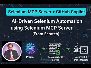 Agentic AI: Selenium MCP Server Test Automation - Lesson 01 | Selenium Automation from Scratch