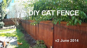 DIY Cat Fence