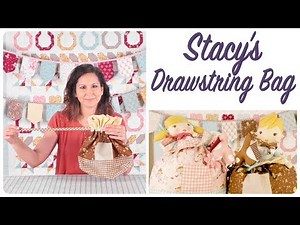 Howdy Drawstring Bag by Stacy Iest Hsu - Fat Quarter Shop